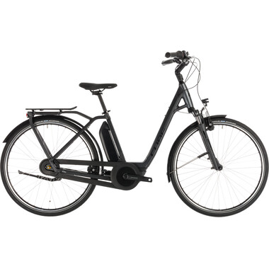 Bicicleta de paseo eléctrica CUBE TOWN HYBRID PRO 400 WAVE Negro 2019 0